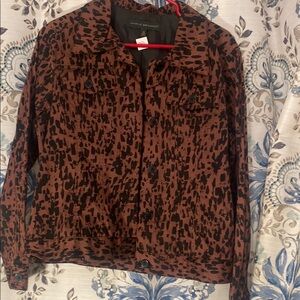 HARVÈ BERNARD Brown and Black Jacket. NWOT SIZE M